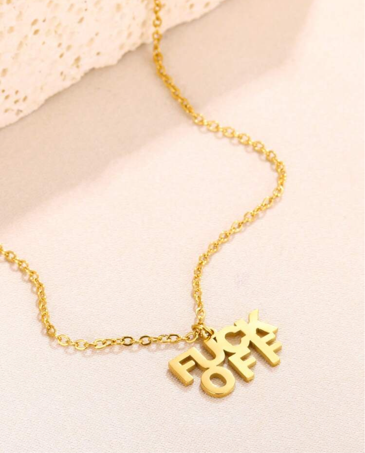 Rude Pendant Necklace