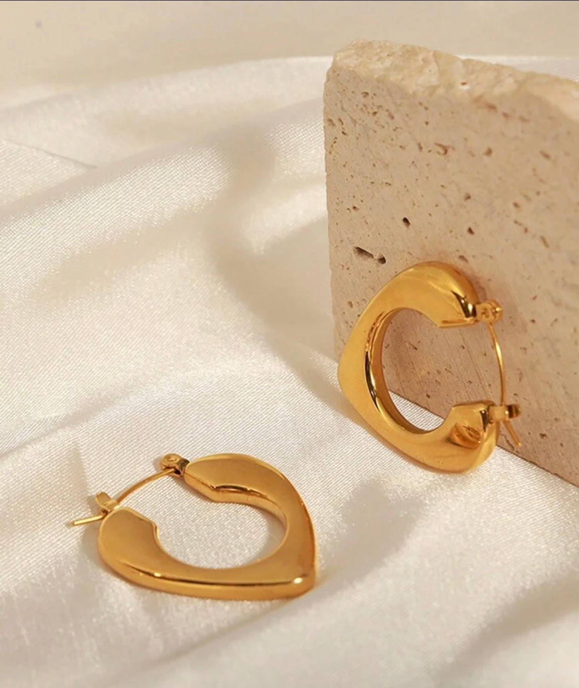 Open Heart earrings