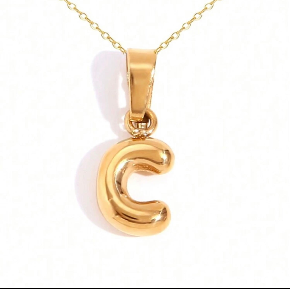 Alphabet pendant, necklace