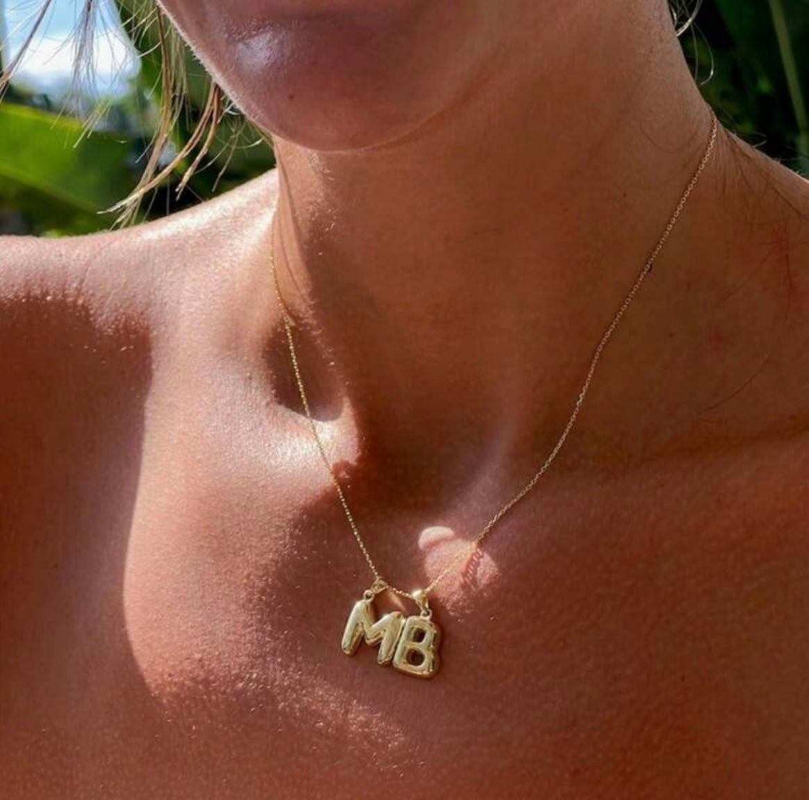 Alphabet pendant, necklace