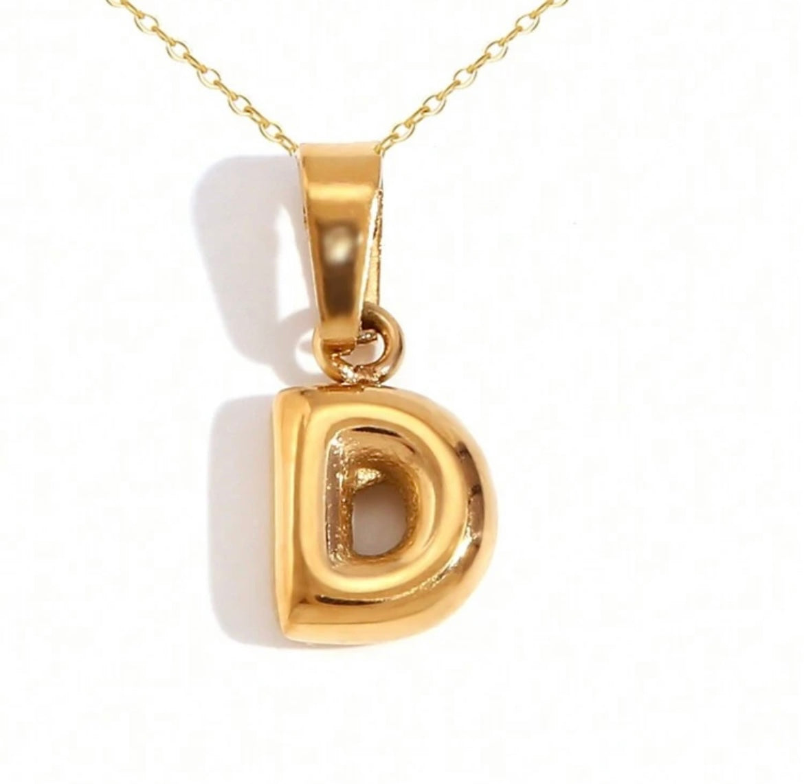 Alphabet pendant, necklace