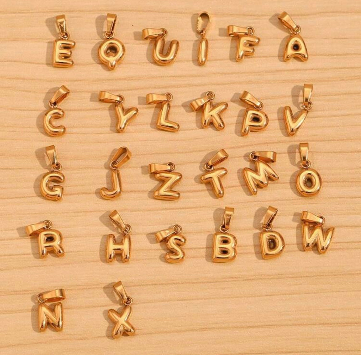 Alphabet pendant, necklace