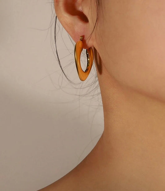 Open Heart earrings