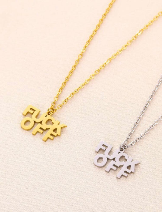 Rude Pendant Necklace