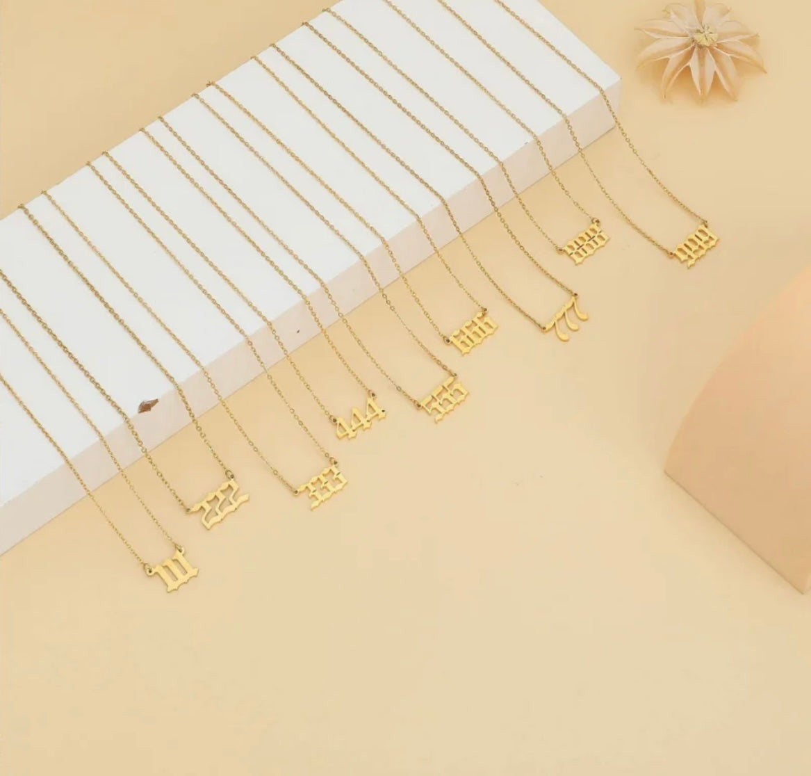 Angel Numbers Necklace
