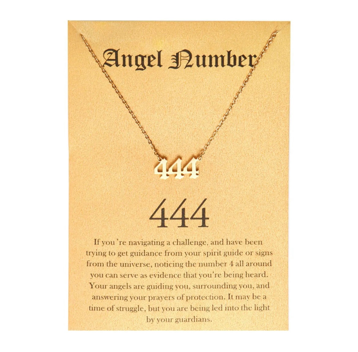 Angel Numbers Necklace