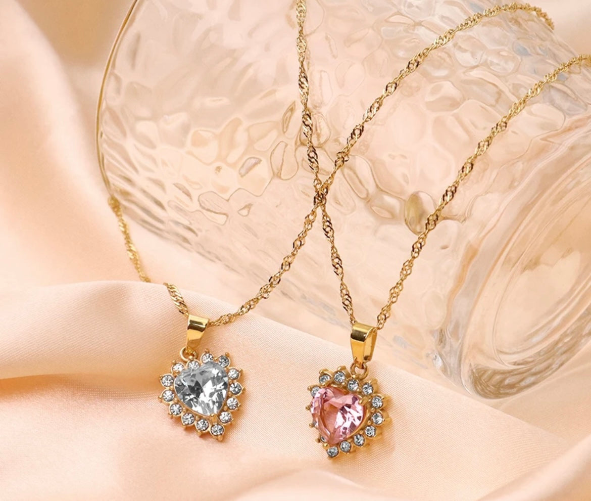 Heart and Stone necklace