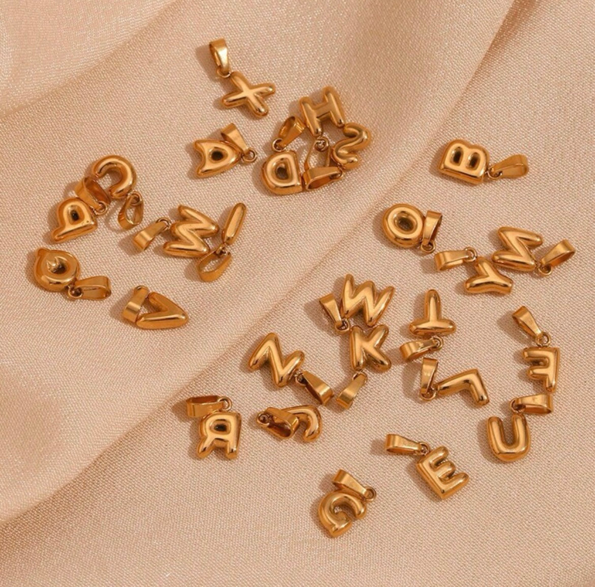 Alphabet pendant, necklace